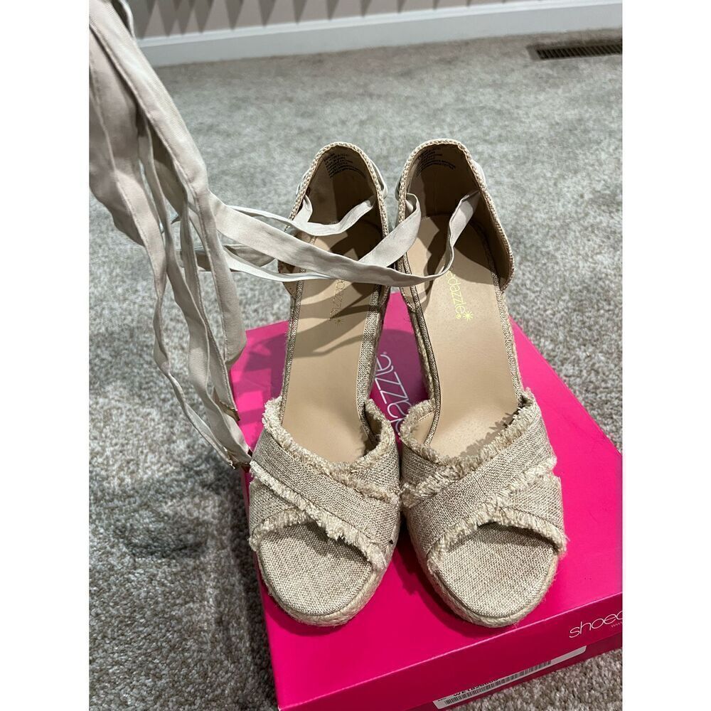 Shoedazzle Earlina Wedges Size 10 - Picture 7 of 11